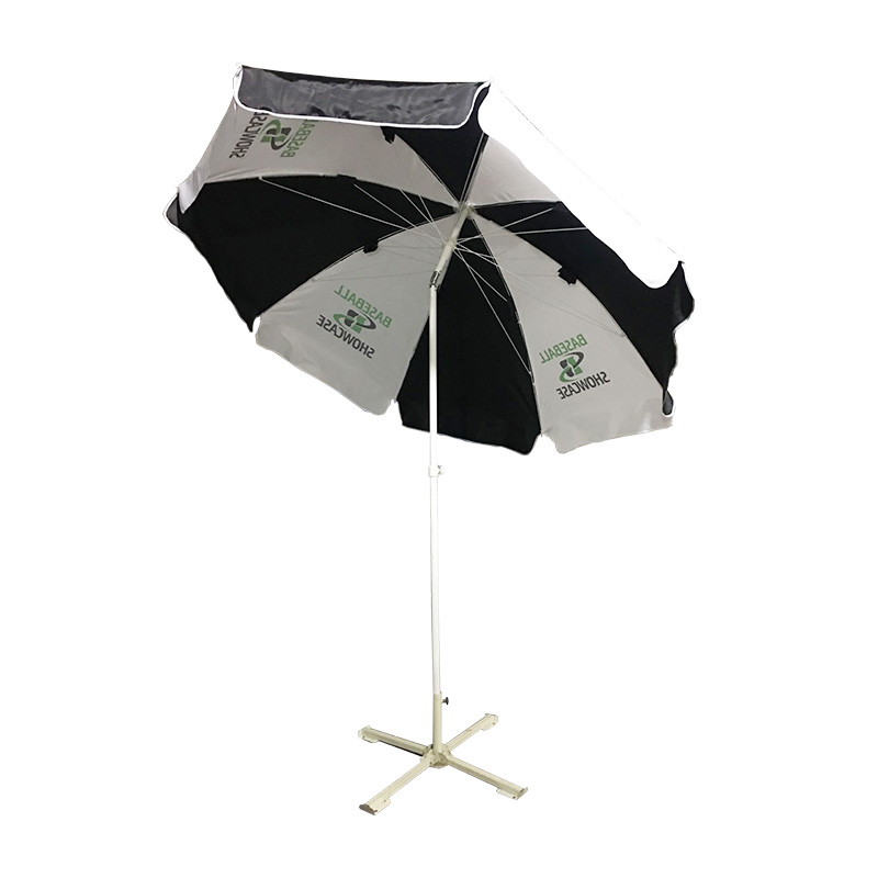 printed beach umbrella