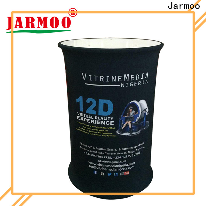 Jarmoo tension fabric wall personalized for marketing