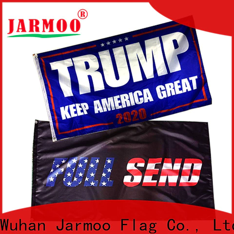 Jarmoo hand held flags customized for marketing
