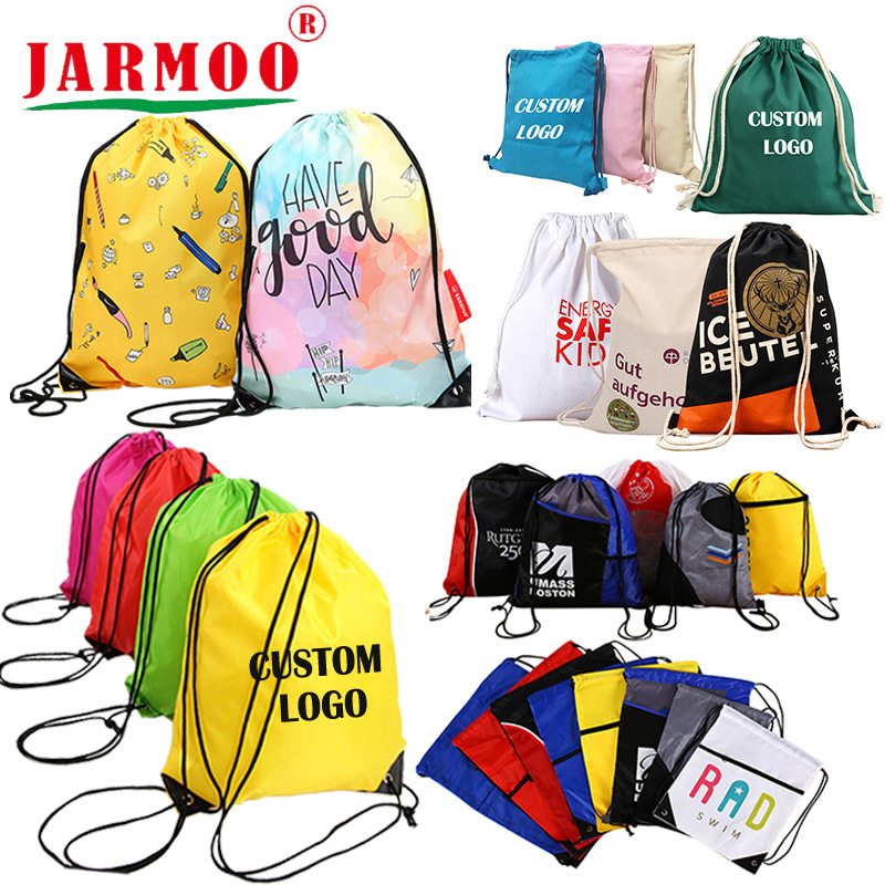 Custom Advertising Promotion Retail Drawstring Bags
