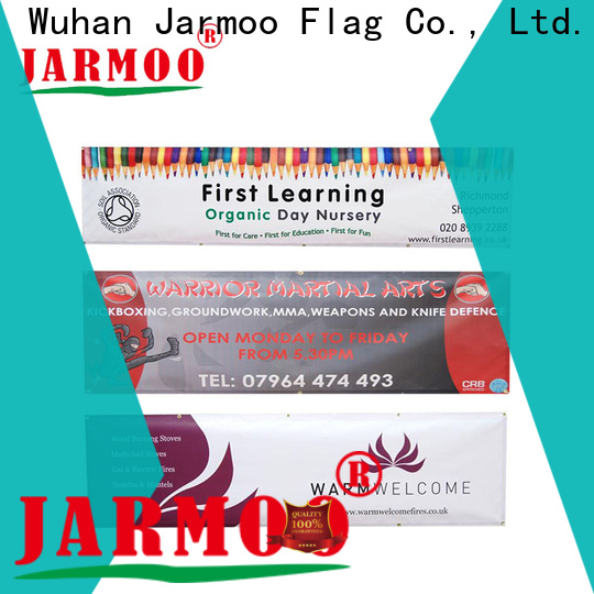 Jarmoo cost-effective banner pvc factory for promotion