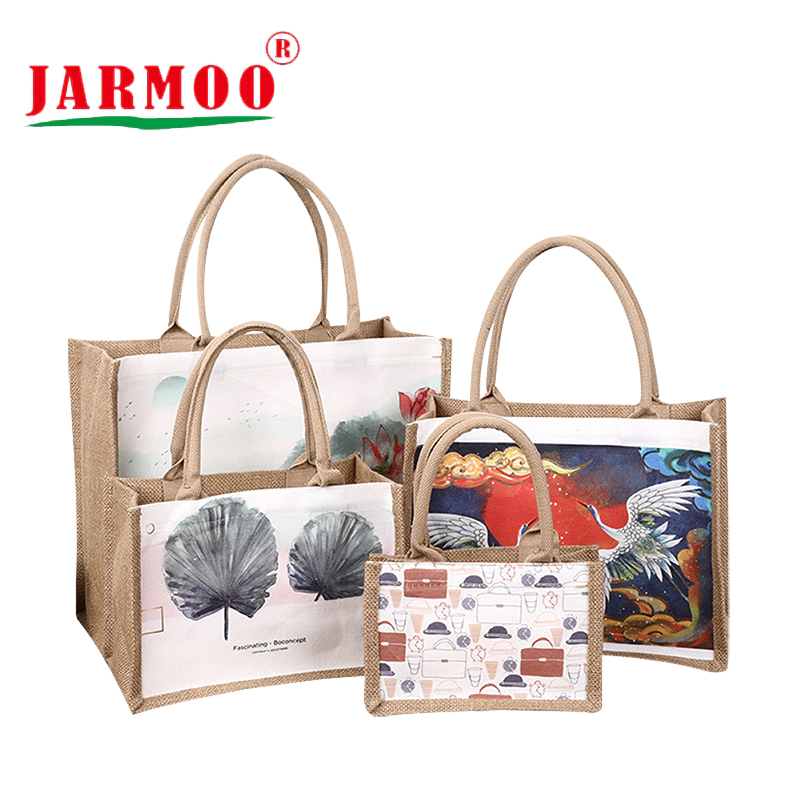 Custom Reusable Shopping Jute Tote Bag