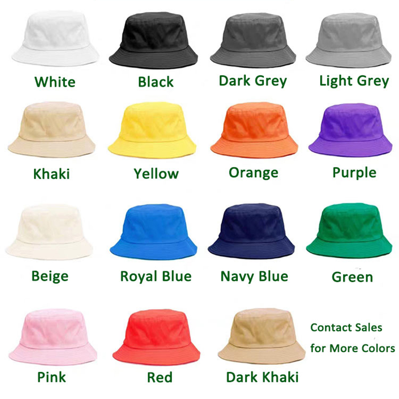 Full Colorful Print Bucket Hat Custom CMYK Logo Fisher Sunshade Hat