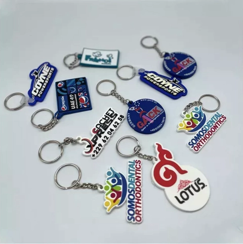 Custom Made Rubber Keychains