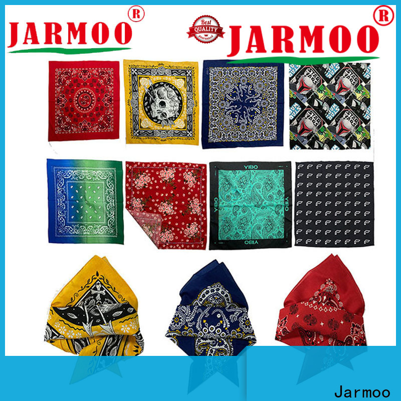Jarmoo cost-effective order custom bandanas from China for marketing