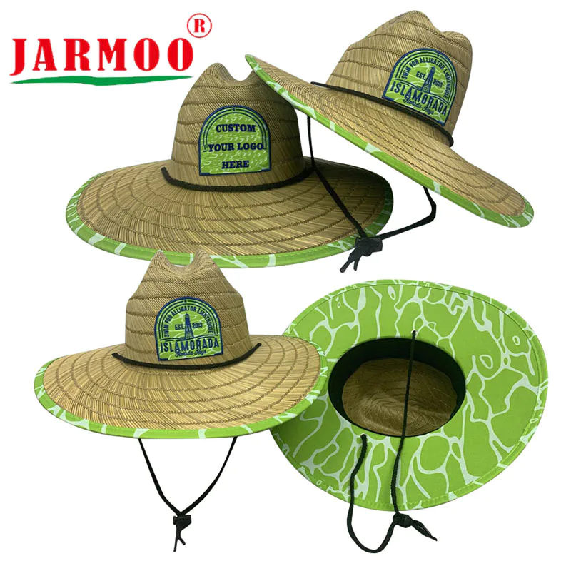 Wide Brim Custom Beach Straw Hats