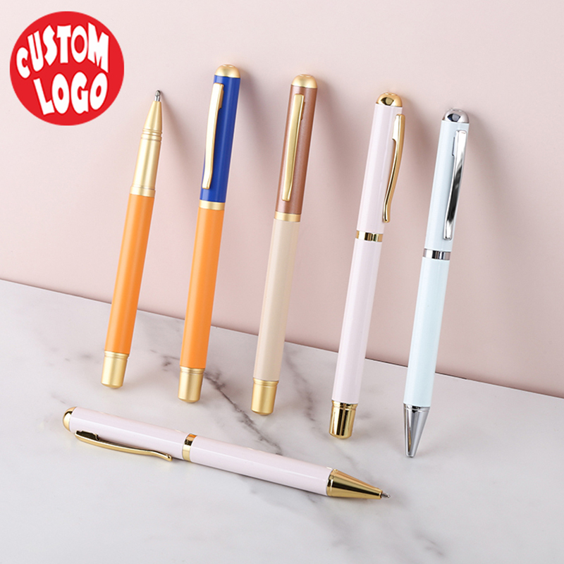 New Promotional Gift High Quality Luxury Metal Business Ballpoint Pen With OEM Custom Branded Logo