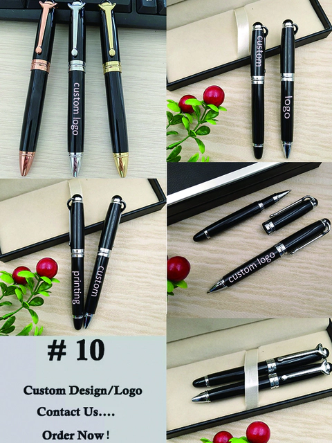 product-New Promotional Gift High Quality Luxury Metal Business Ballpoint Pen With OEM Custom Brande-3