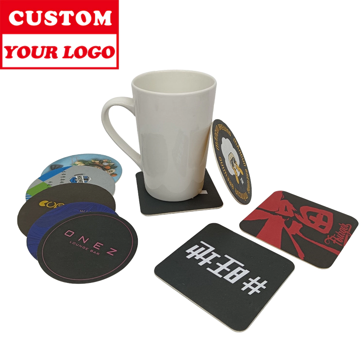 Customized Water Absorbent Paper Coasters