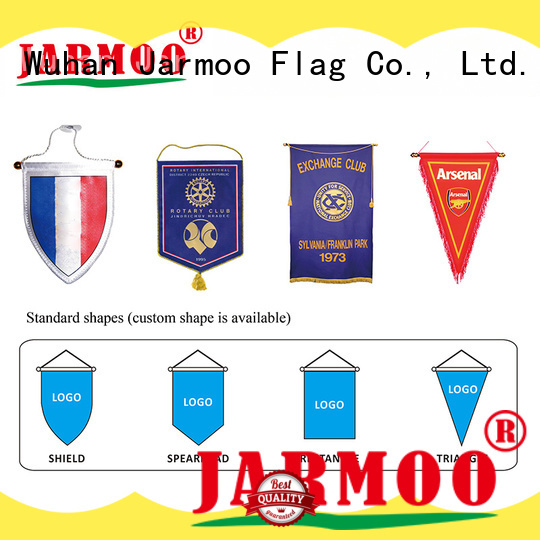 Jarmoo custom team flags from China on sale