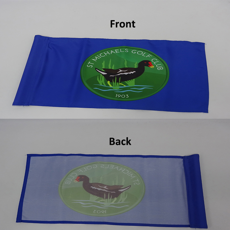 Custom Printed Advertising Promotion Golf Flags Jarmoo