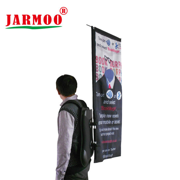 Custom Moving Advertising Promotion Backpack Flag