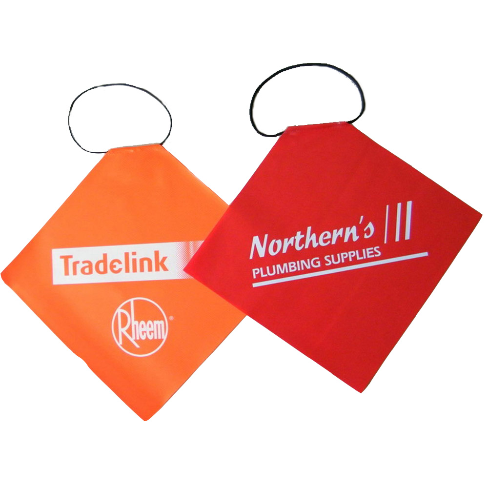 Custom Printed Guard Safety Flag 30x30cm Jarmoo