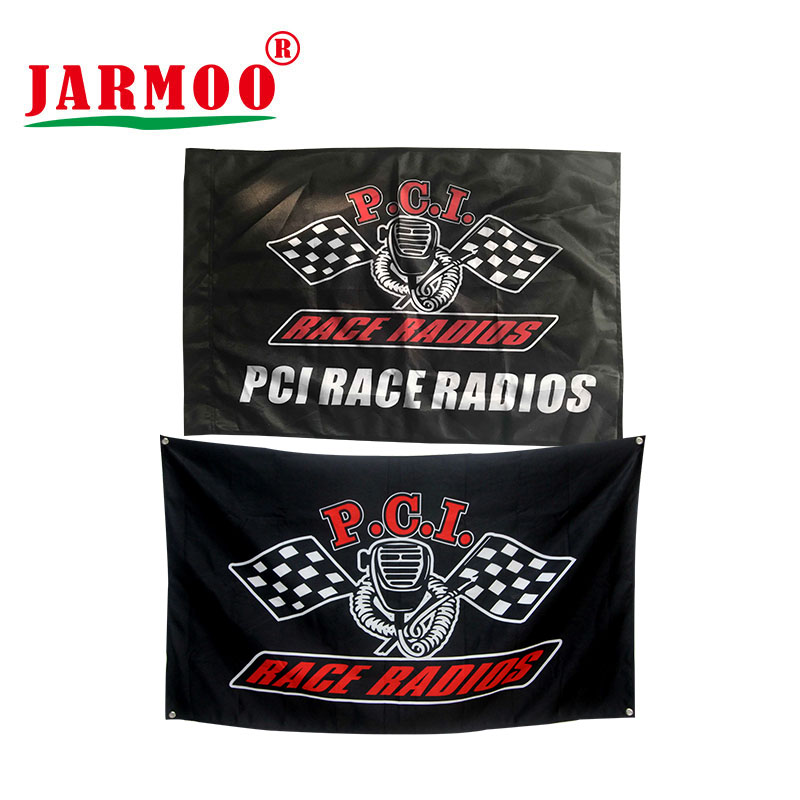 Jarmoo custom stick flags with good price for promotion-1