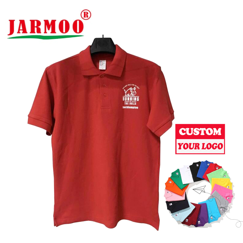 Custom Embroidery 100% Cotton Collar Golf Polo Shirts Business Quick Dry