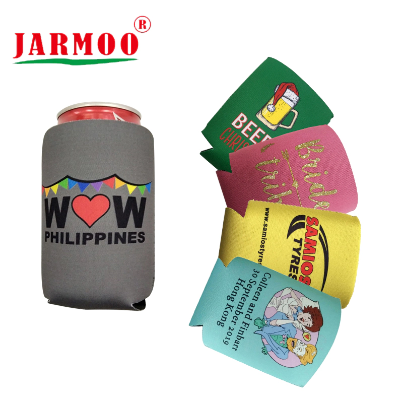 Custom Logo Printed Promotion Gift Customized Foldable Can Coozies Neoprene Stubby Holder