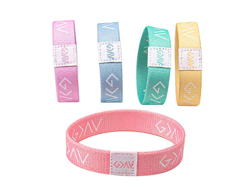 Cheap Custom Logo Party Festival Polyester Bracelet Sublimation Fabric  Woven Elastic Wristband - China Woven Elastic Wristband and Custom Wristband  price