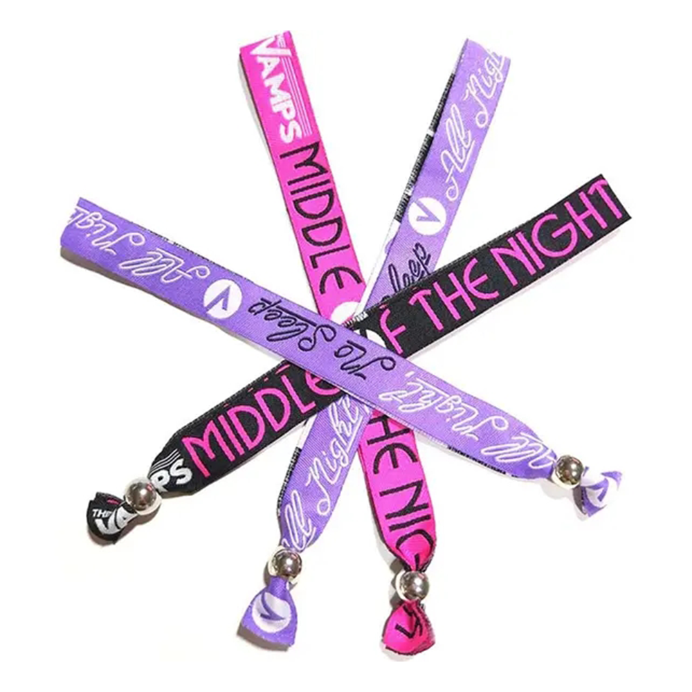 Custom Wristband With Logo Print For Event Fabric Wristbands Jarmoo