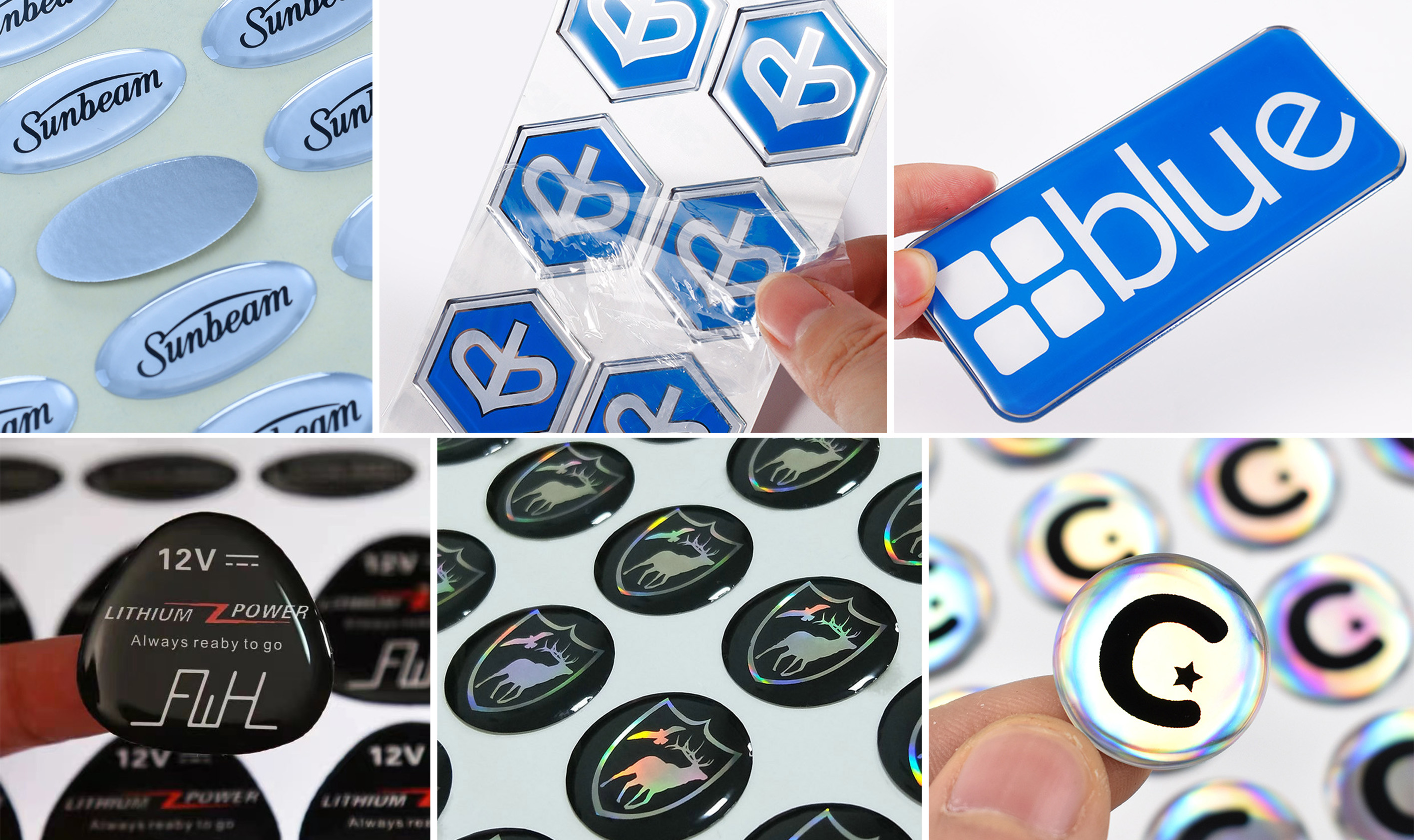 Custom Sticker Waterproof Print Logo Label Stickers