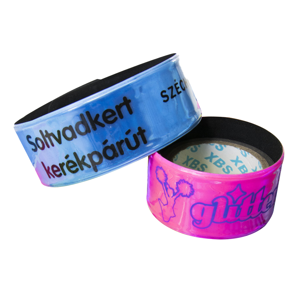 Custom Reflective Slap Band High Quality Slap Bands