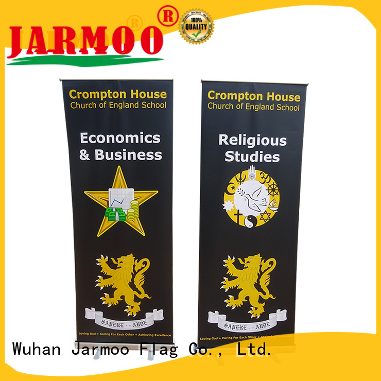 Jarmoo banner roll up from China bulk production